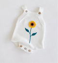 Knitted Romper White
