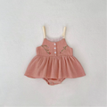 Embroidered Dress Pink
