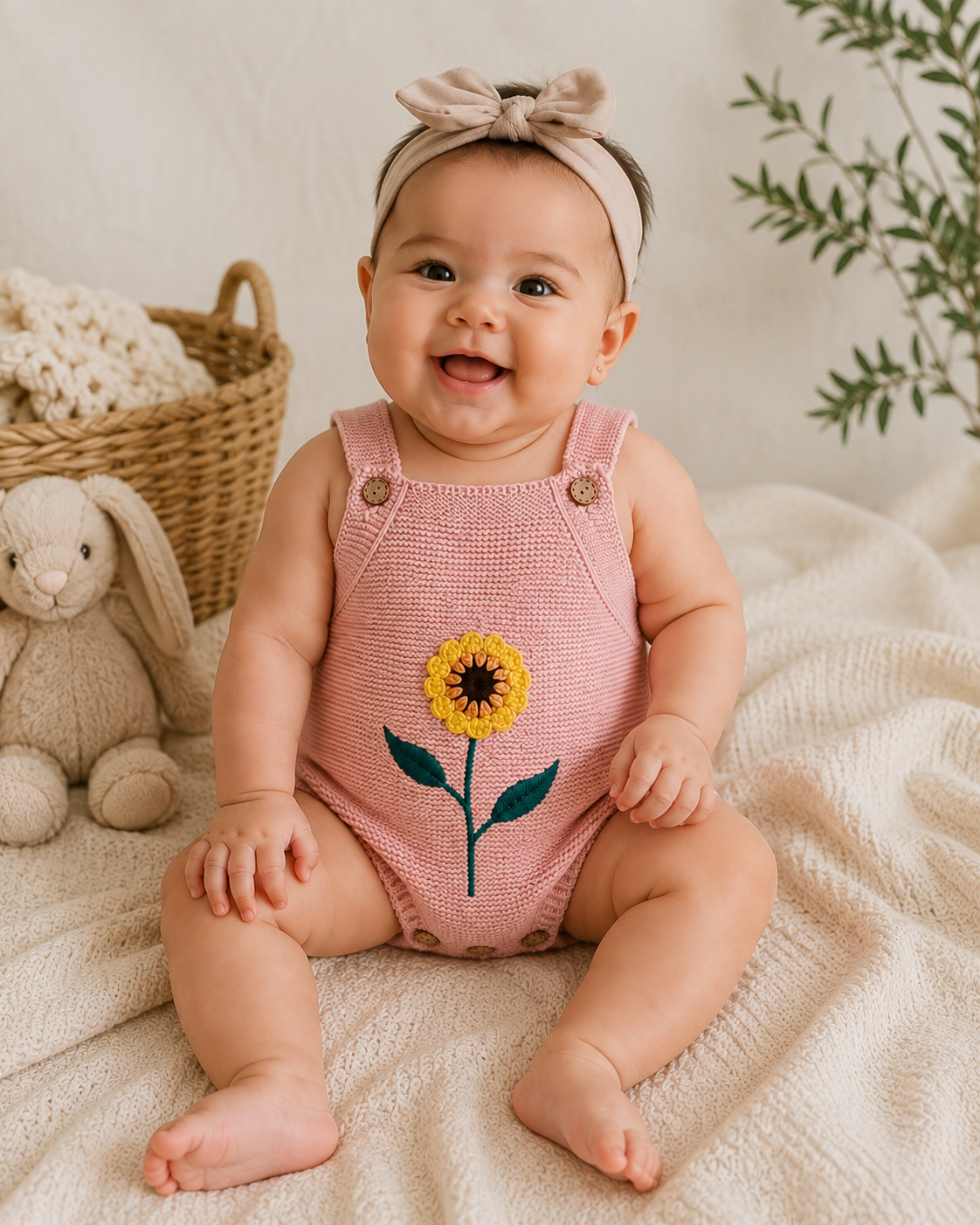 Sunnybloom Romper Pink
